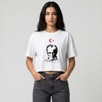 Türkiye Atatürk Cropped Tee